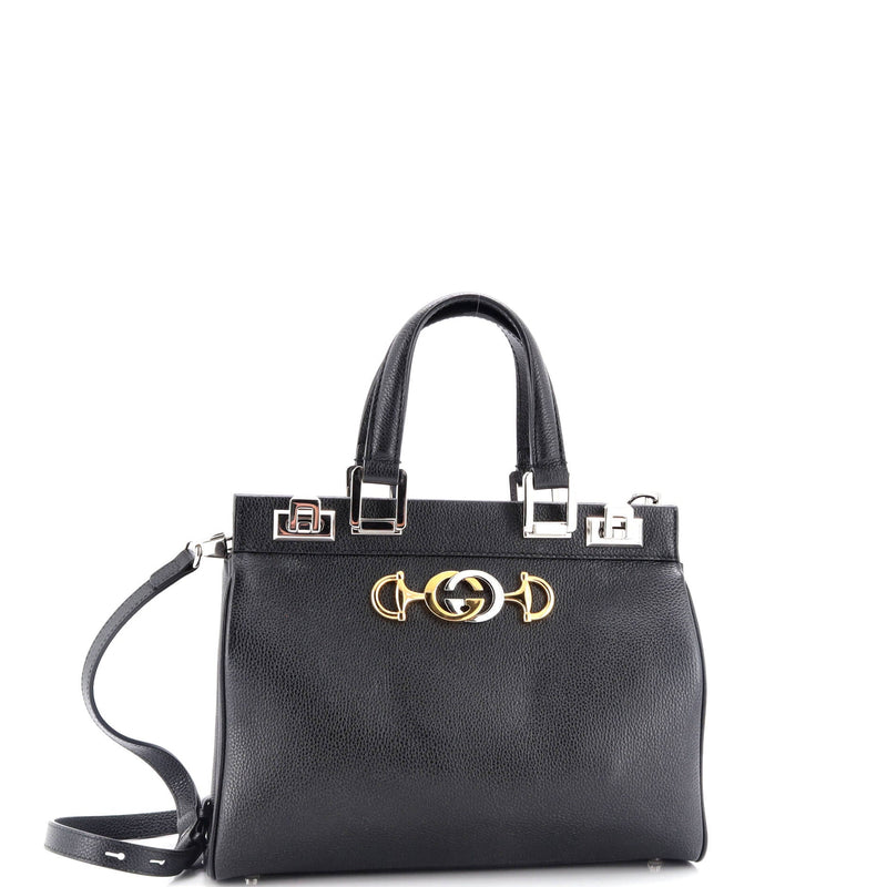 Gucci Zumi Top Handle Bag Leather Small