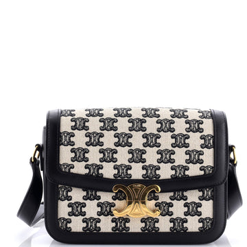Celine Triomphe Shoulder Bag Canvas
