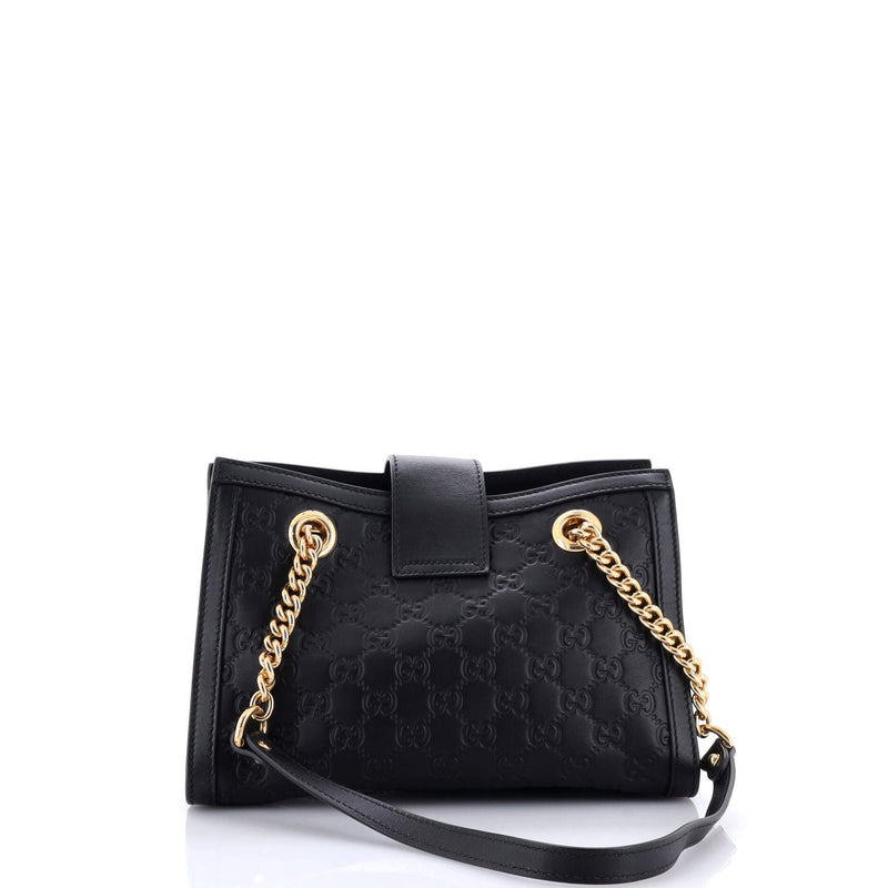 Padlock Chain Tote Guccissima Leather