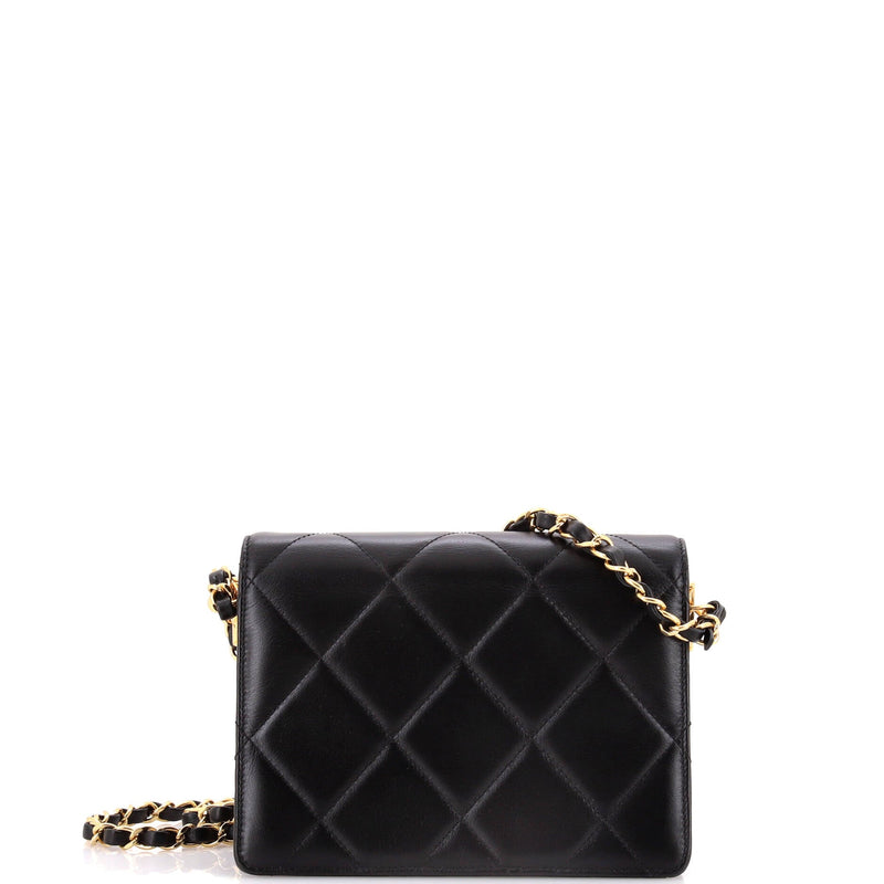 Chanel Crystal Geometric Frame Cc Flap