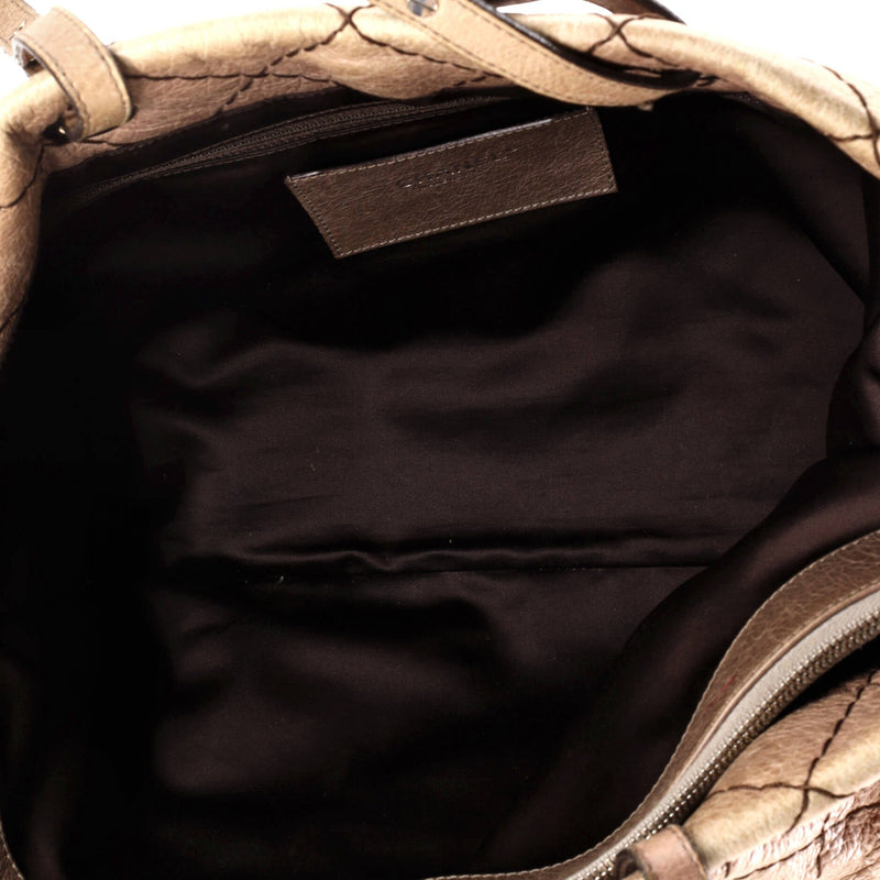 Chanel On The Road Tote Quilted Leather