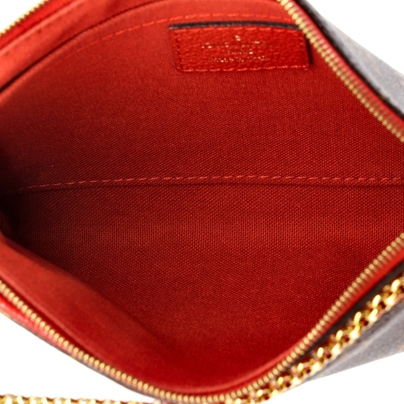 Louis Vuitton Pallas Clutch Canvas With