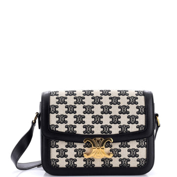 Celine Triomphe Shoulder Bag Canvas