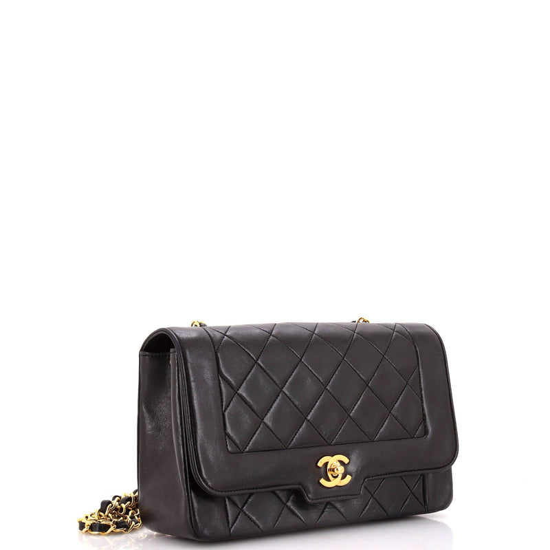 Chanel Vintage Cc Chain Flap Bag Quilted