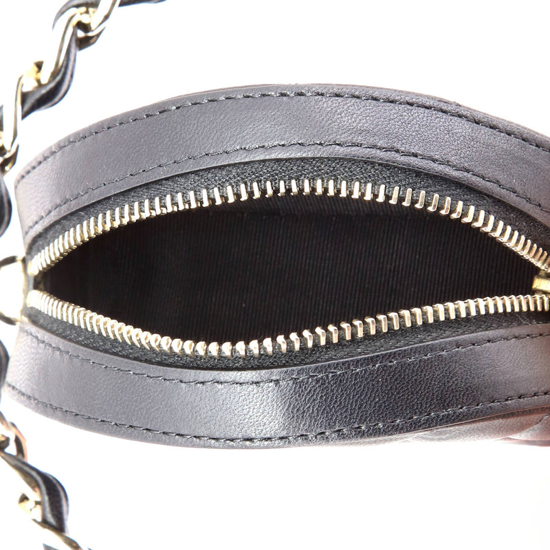 Chanel Frame Chain Around Round Clutch