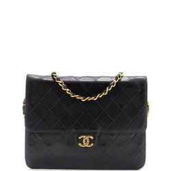 Chanel Vintage Clutch With Chain Quilted
