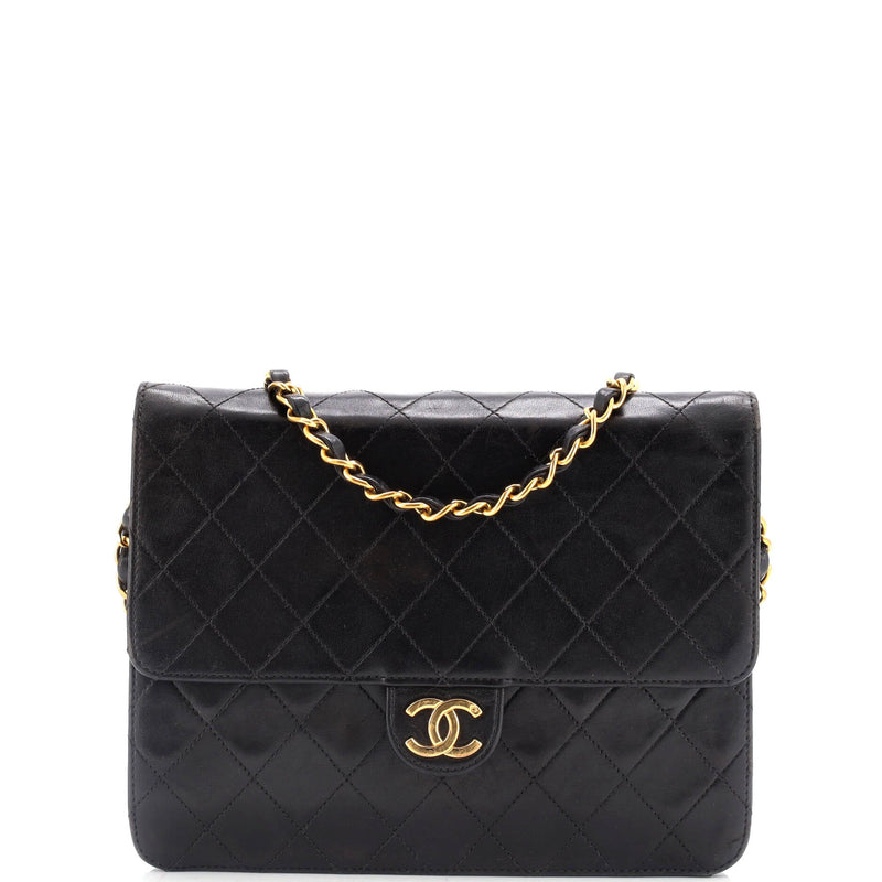 Chanel Vintage Clutch With Chain Quilted