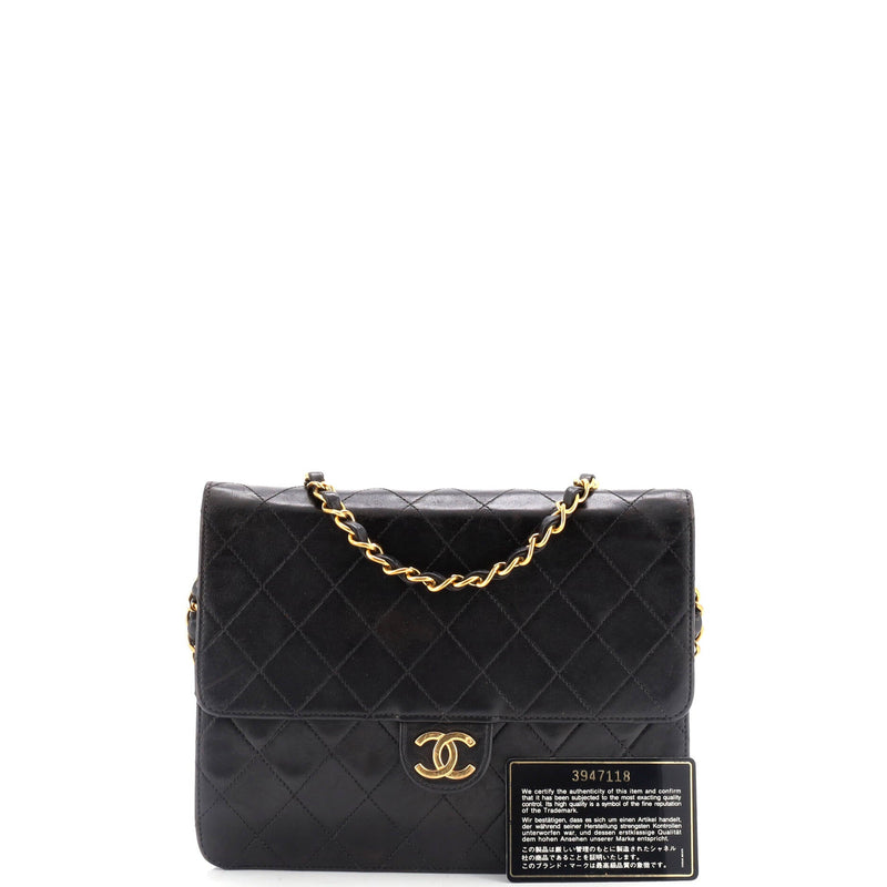 Chanel Vintage Clutch With Chain Quilted