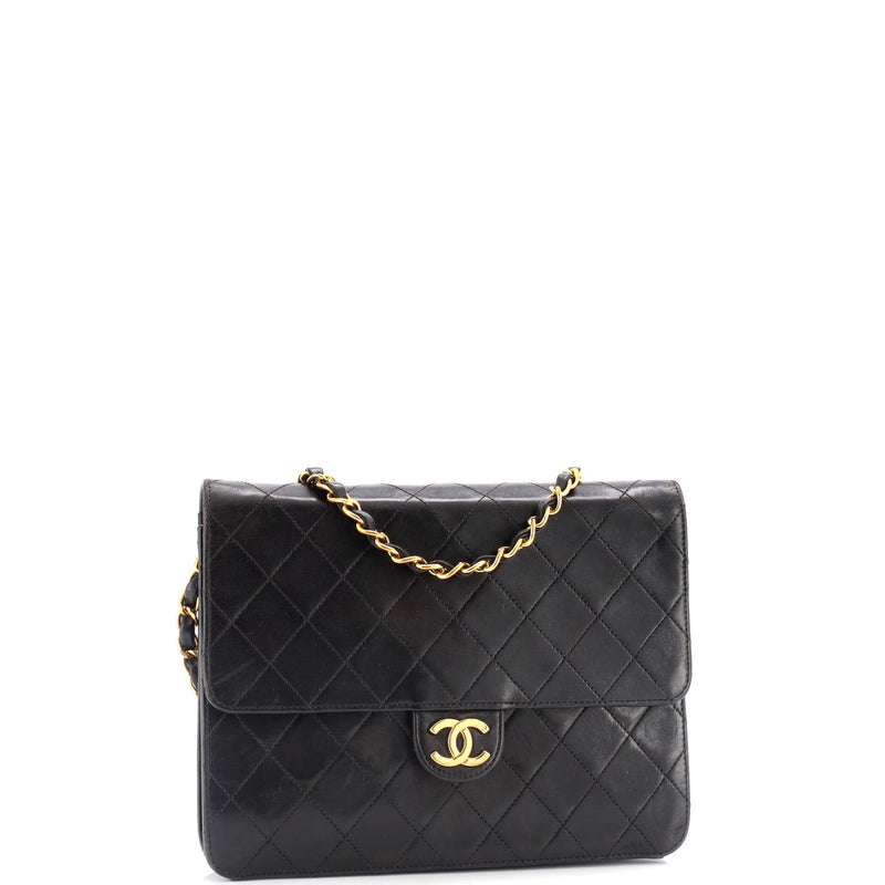 Chanel Vintage Clutch With Chain Quilted