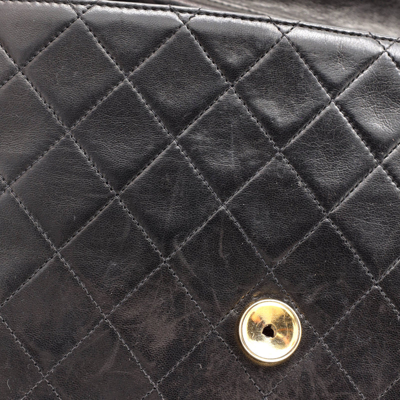 Chanel Vintage Clutch With Chain Quilted
