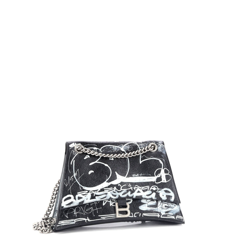 Balenciaga Graffiti Crush Chain Flap Bag