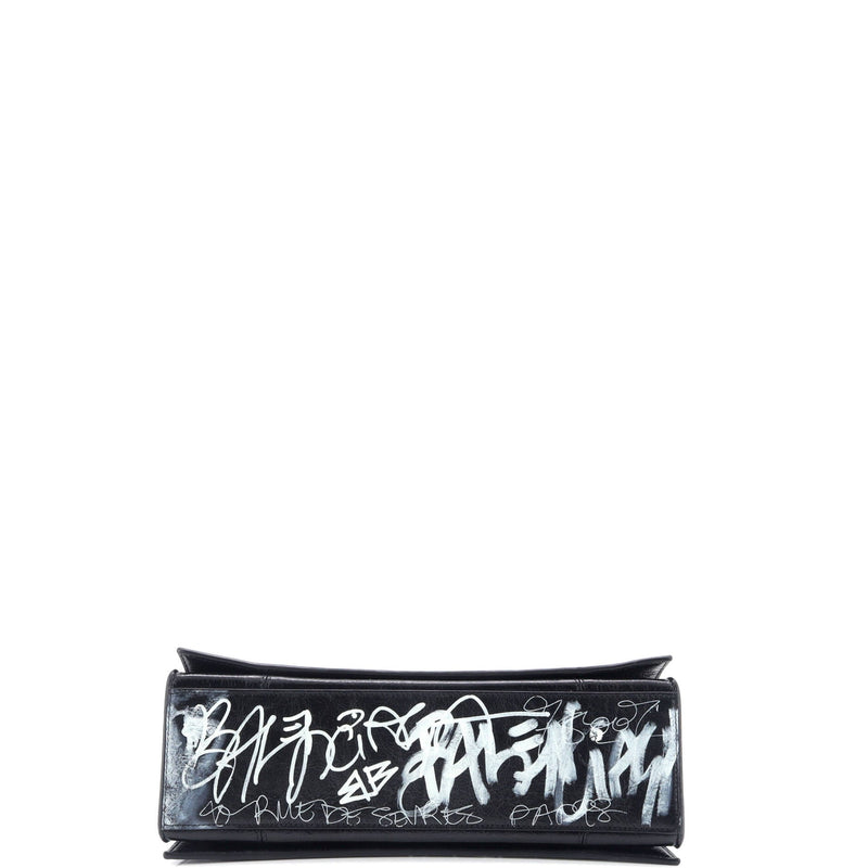 Balenciaga Graffiti Crush Chain Flap Bag