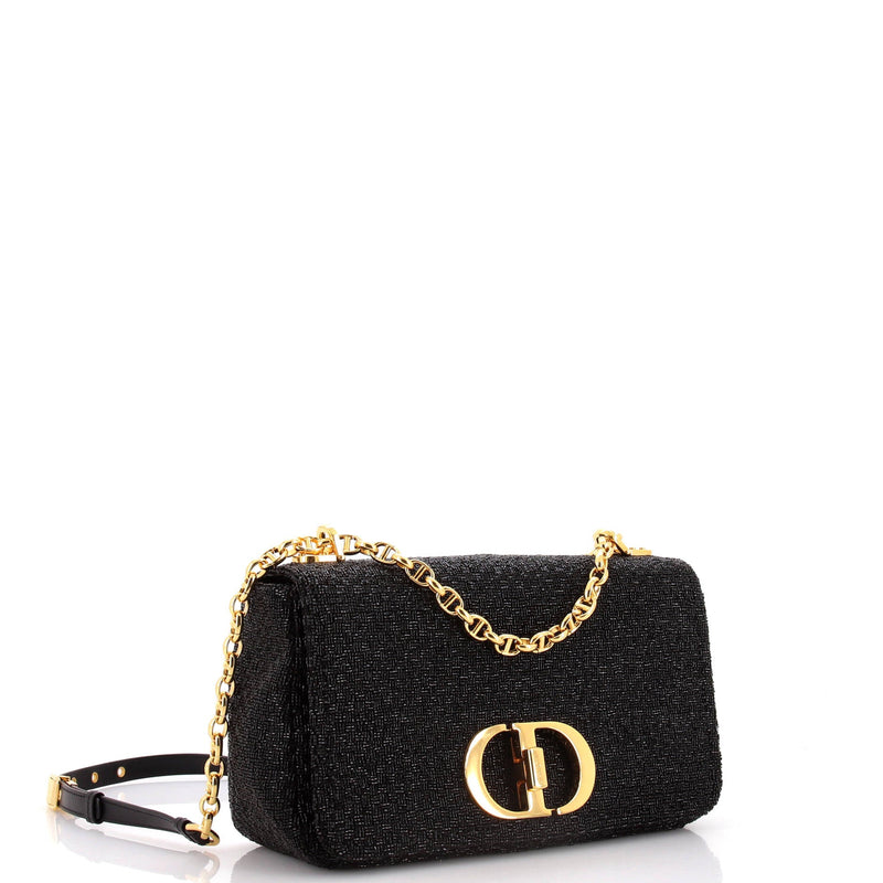 Christian Dior Caro Bag Beaded Leather
