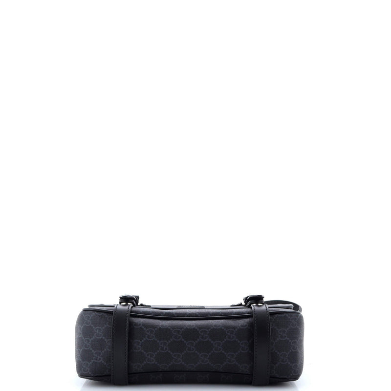 Gucci Gg Messenger Bag Coated Canvas