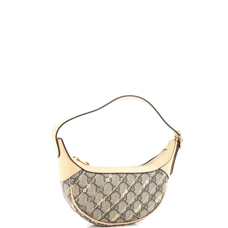 Gucci Ophidia Zip Hobo Print Gg Coated