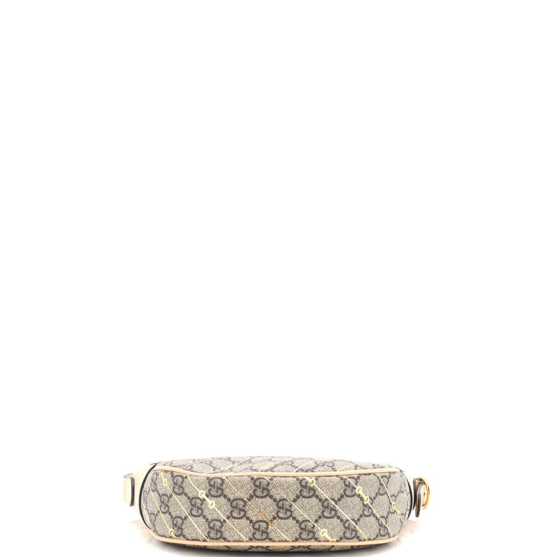 Gucci Ophidia Zip Hobo Print Gg Coated