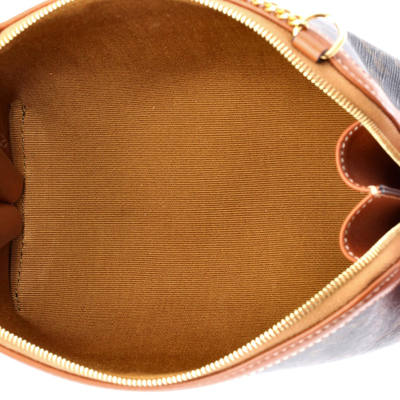 Celine Zip Around Chain Clutch Triomphe
