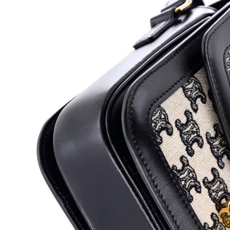 Celine Triomphe Shoulder Bag Canvas