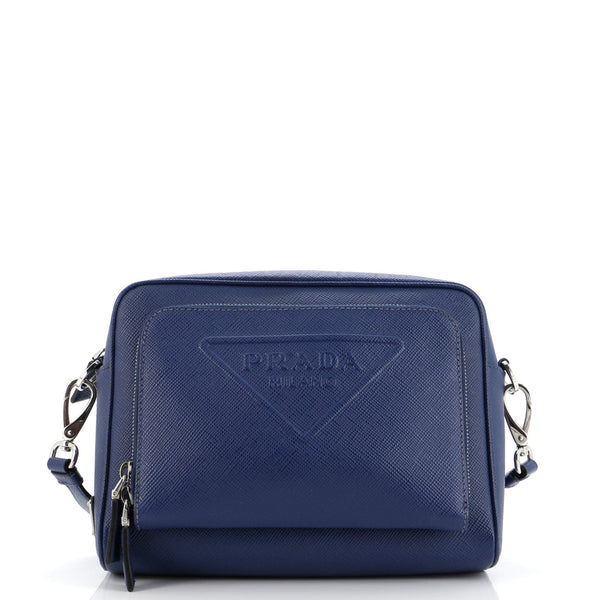 Prada Triangle Logo Messenger Bag