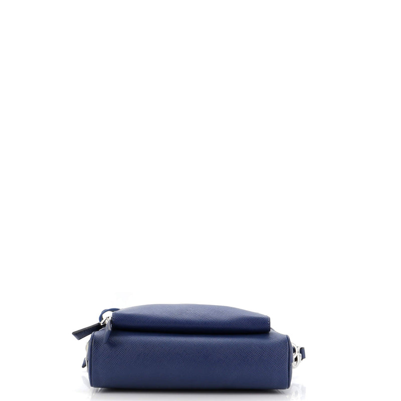 Prada Triangle Logo Messenger Bag