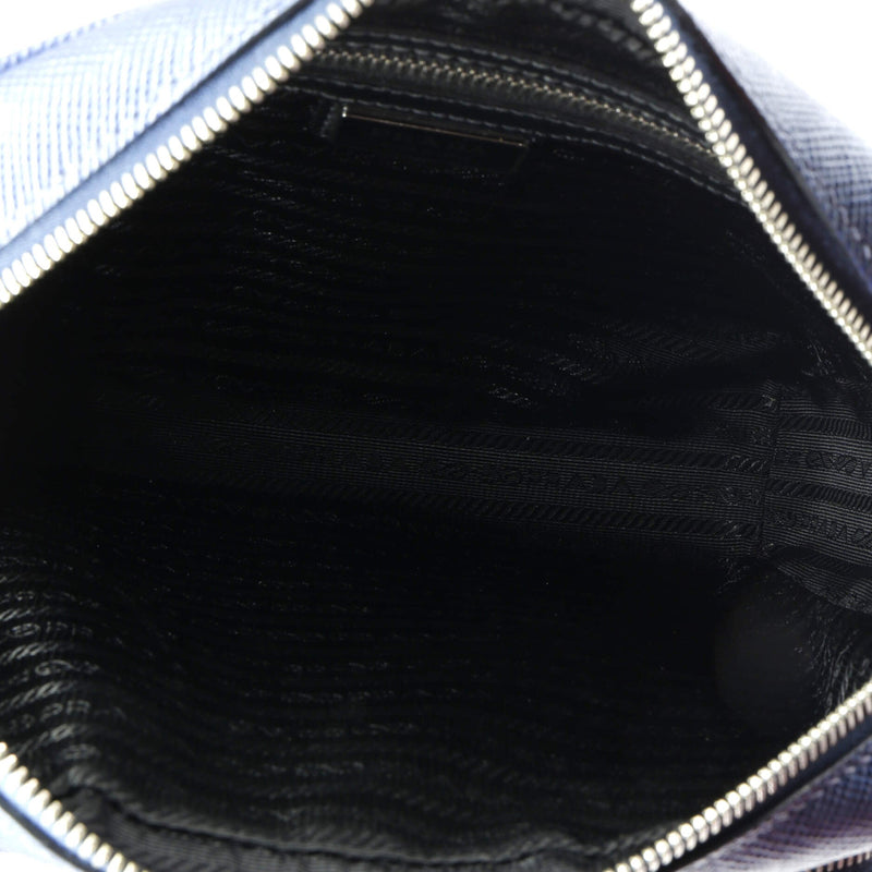 Prada Triangle Logo Messenger Bag