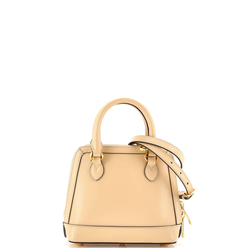 Gucci Horsebit Top Handle Bag Leather