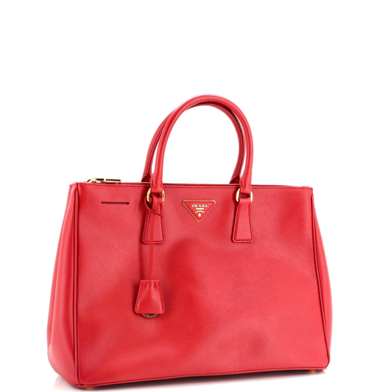 Prada Double Zip Lux Tote Saffiano