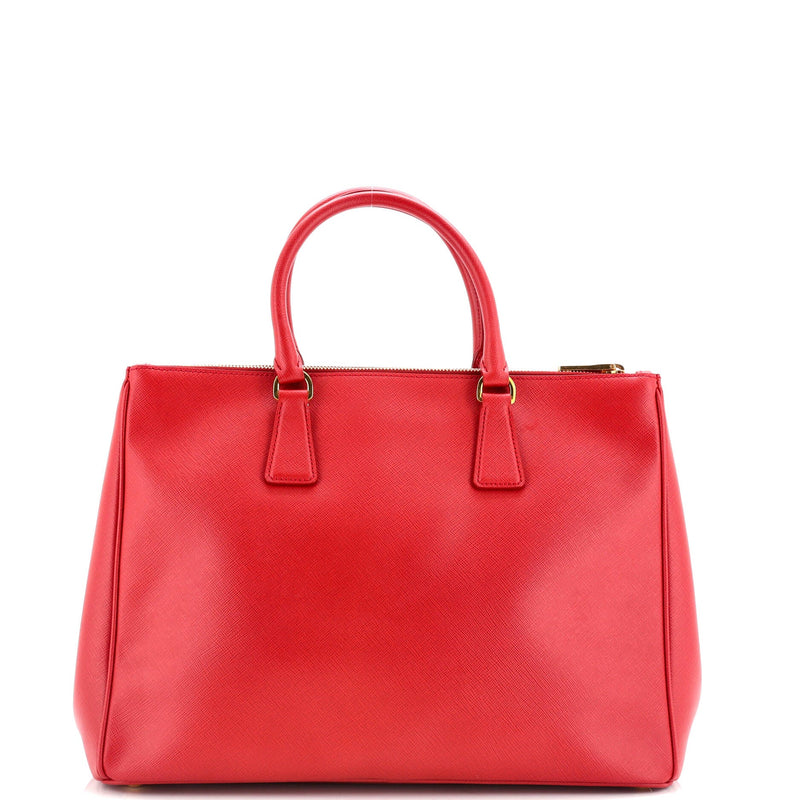Prada Double Zip Lux Tote Saffiano