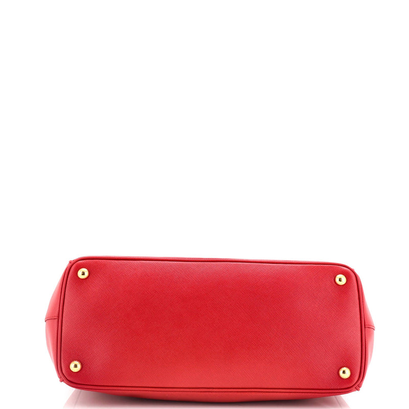 Prada Double Zip Lux Tote Saffiano