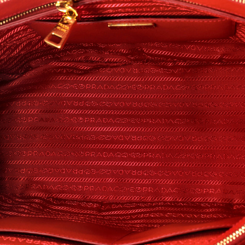 Prada Double Zip Lux Tote Saffiano
