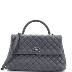 Chanel Coco Top Handle Bag Quilted