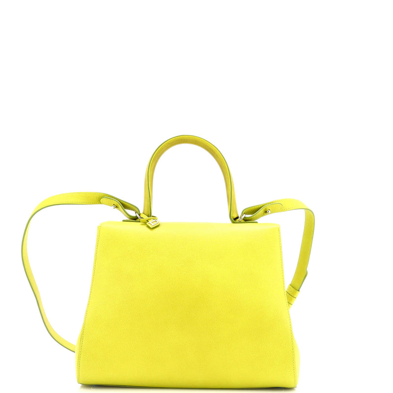Delvaux Brillant Top Handle Bag Leather