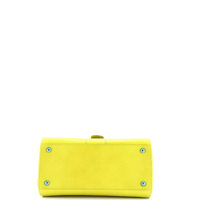 Delvaux Brillant Top Handle Bag Leather