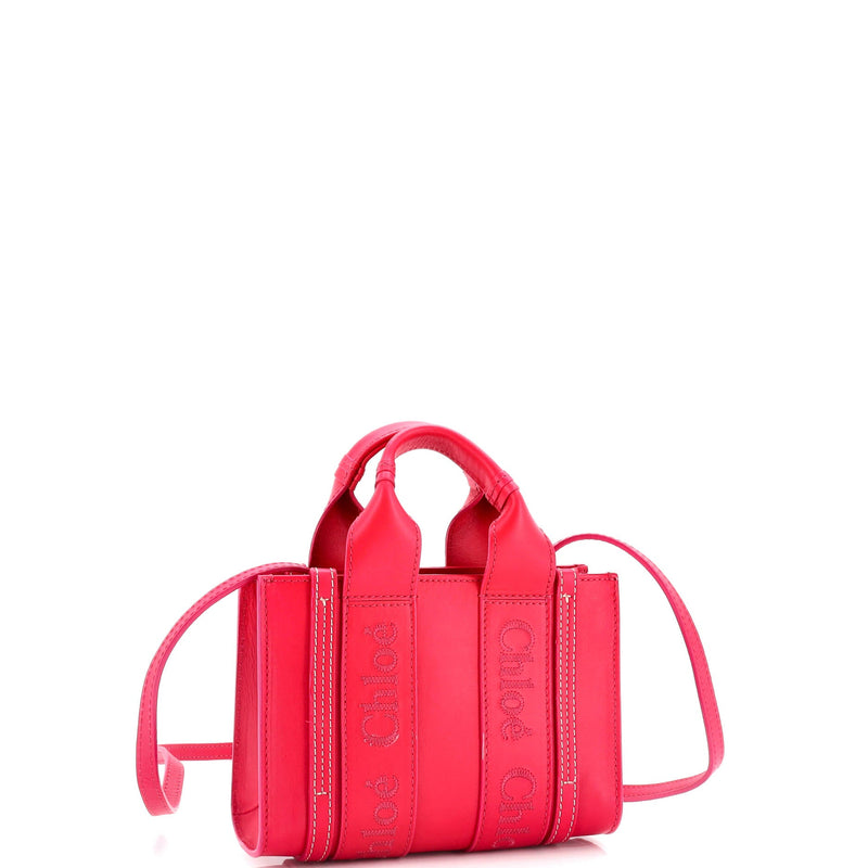 Chloe Woody Convertible Tote Leather