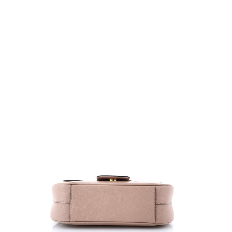 Prada Pattina Flap Shoulder Bag Saffiano