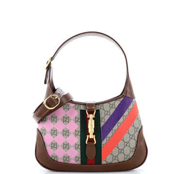 Gucci Jackie Hobo Printed Gg Coated