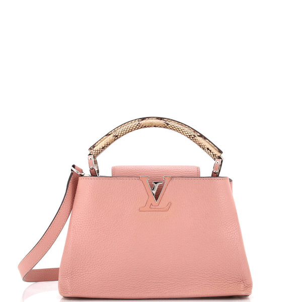 Louis Vuitton Capucines Bag Leather With