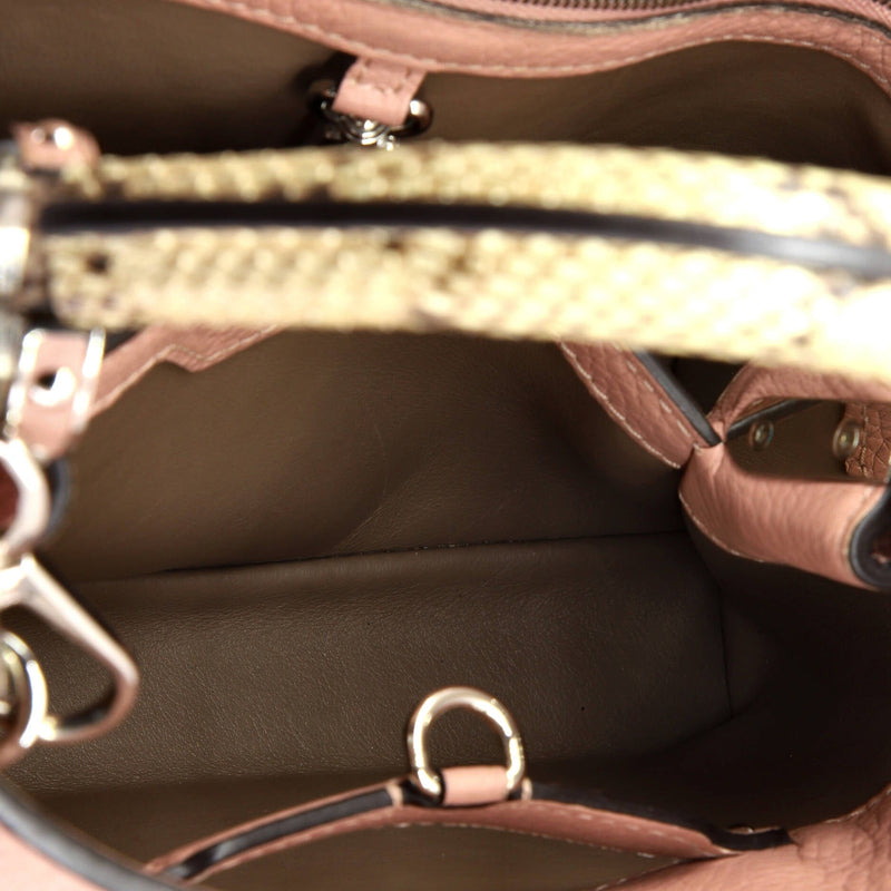 Louis Vuitton Capucines Bag Leather With