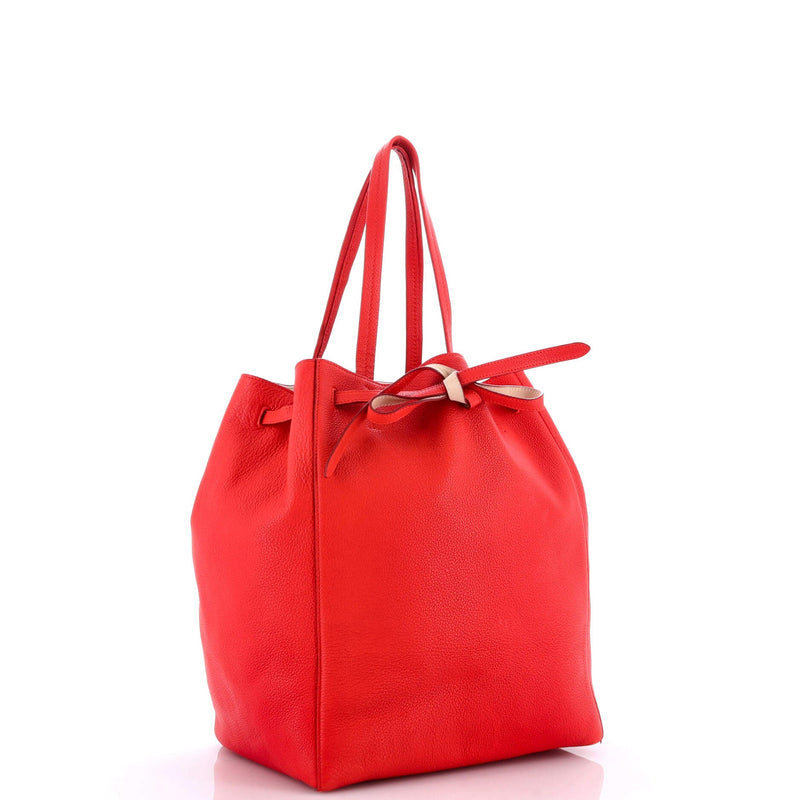 Celine Phantom Tie Cabas Tote Leather