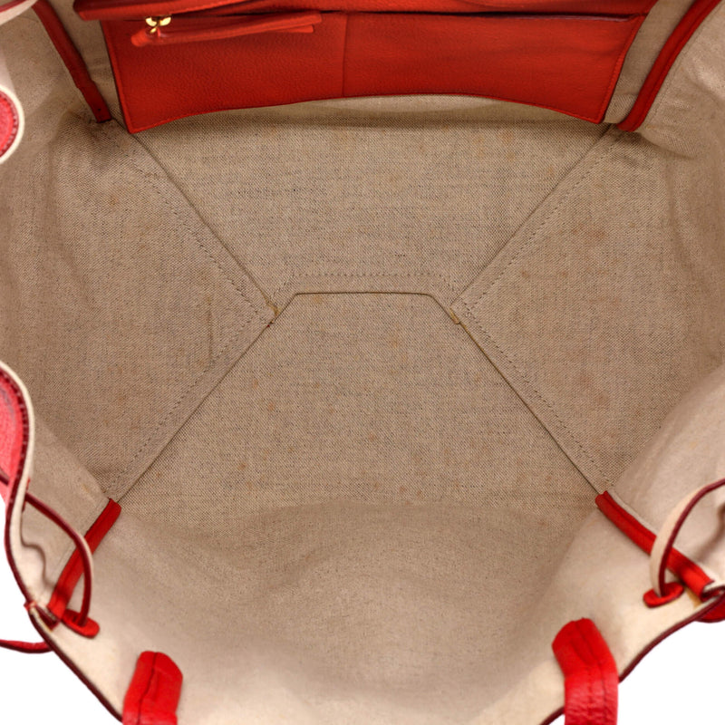 Celine Phantom Tie Cabas Tote Leather