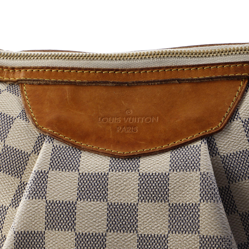 Louis Vuitton Siracusa Handbag Damier Pm
