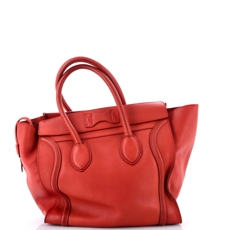 Celine Luggage Bag Smooth Leather Mini