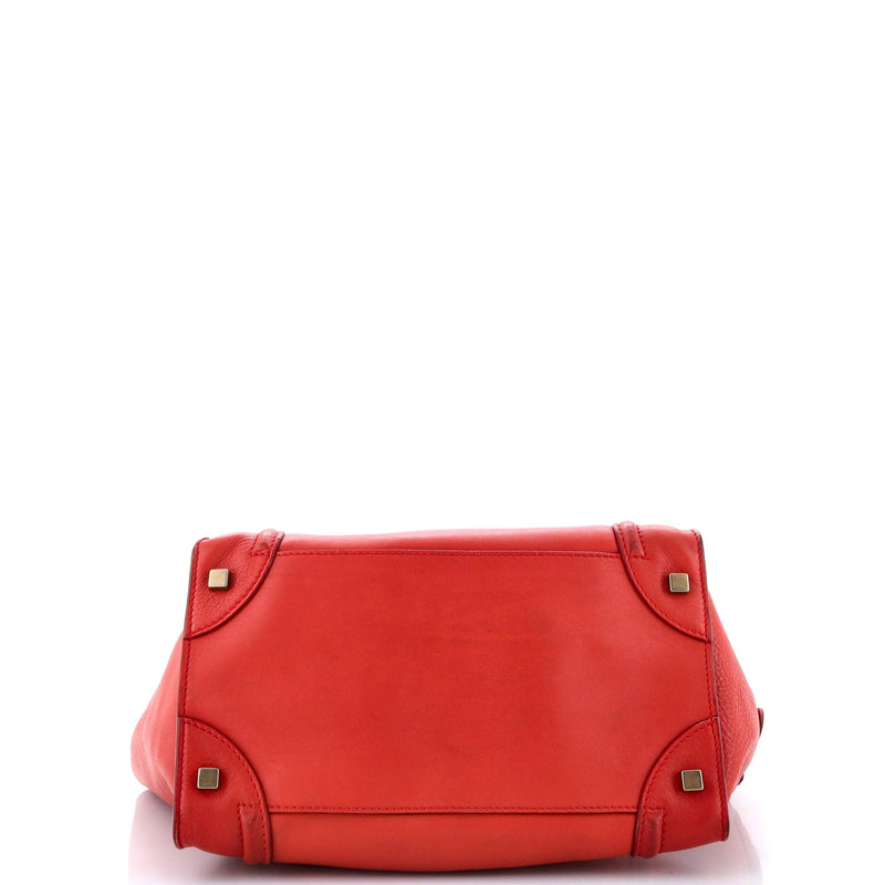 Celine Luggage Bag Smooth Leather Mini