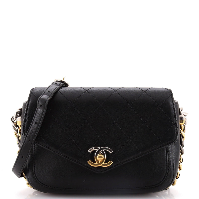 Chanel Two Tone Envelope Flap Bag