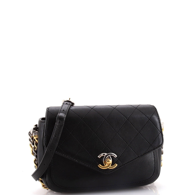 Chanel Two Tone Envelope Flap Bag