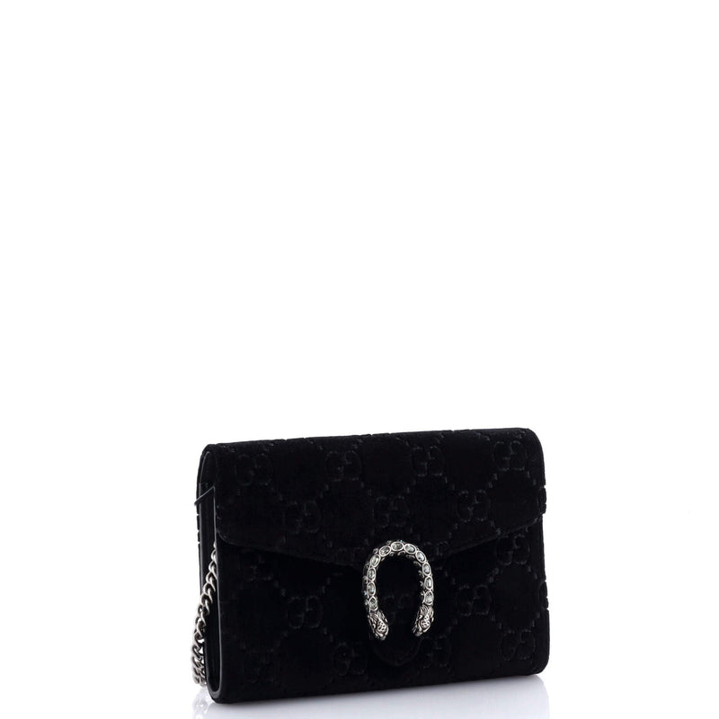 Gucci Dionysus Chain Wallet Gg Velvet