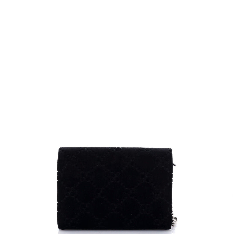 Gucci Dionysus Chain Wallet Gg Velvet