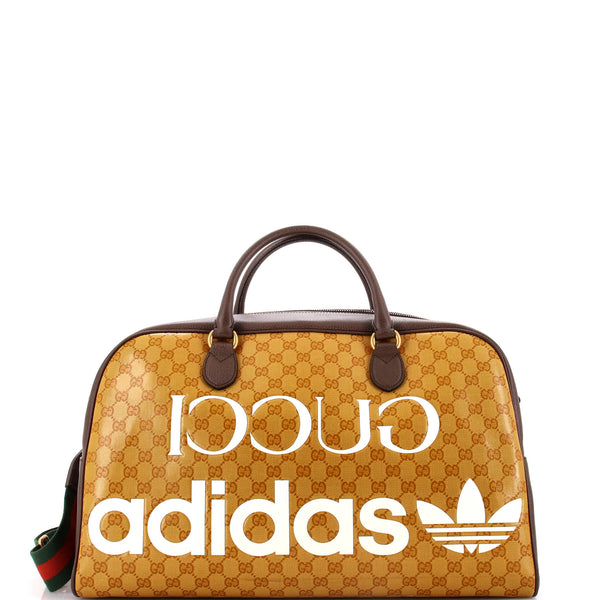 Gucci X Adidas Duffle Bag Gg Coated