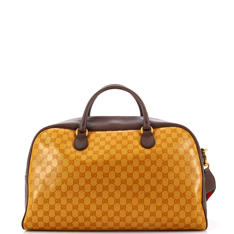 Gucci X Adidas Duffle Bag Gg Coated