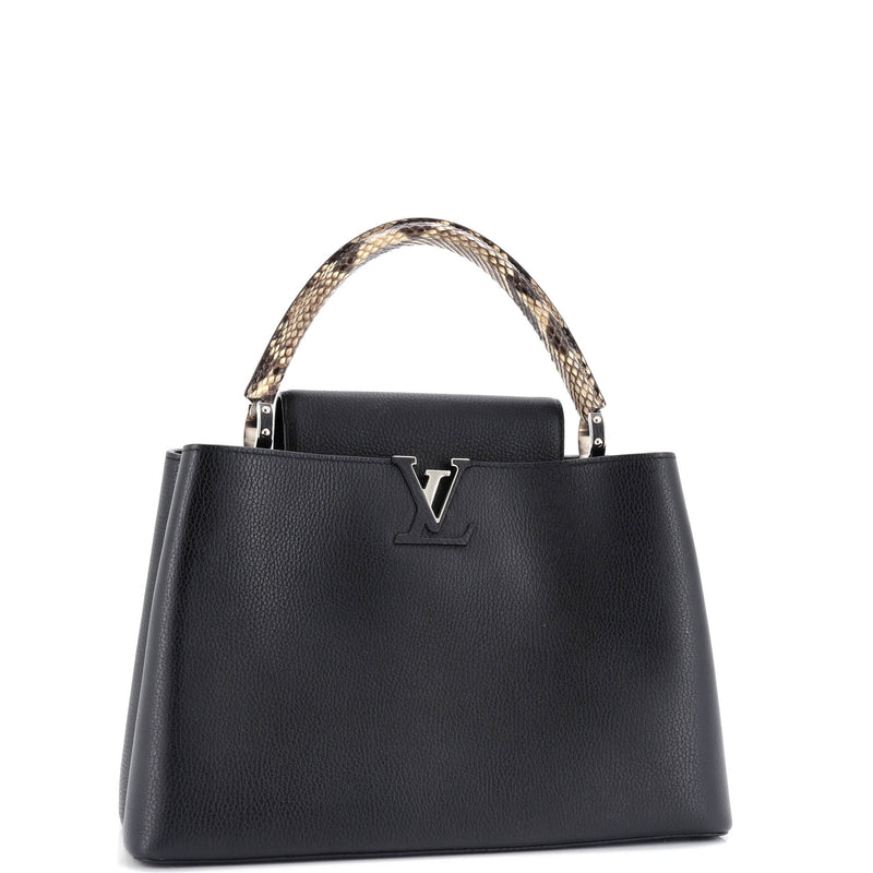 Louis Vuitton Capucines Bag Leather With
